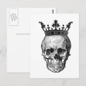 Schädelkönig Postkarte (Vorne/Hinten)