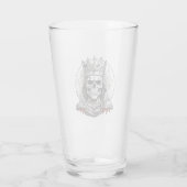 SCHÄDELKÖNIGIN GLAS (Rückseite)
