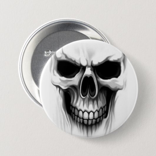 Schädelkopf Button (Vorne & Hinten)