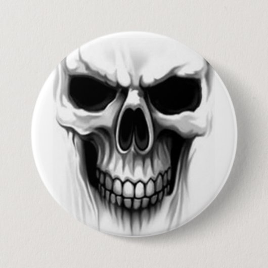Schädelkopf Button (Vorderseite)