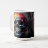 Schädelkopf Kaffeetasse (Vorderseite Links)