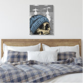 Schädelkopf Leinwanddruck (Insitu (Schlafzimmer))