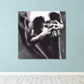 Schädelkörper Leinwanddruck (Insitu (Holzboden))