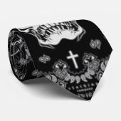 SchädelKrawatte Krawatte (Gerollt)
