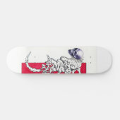 Schädelkreatur Skateboard (Horizontal)
