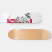 Schädelkreatur Skateboard (Horizontal)