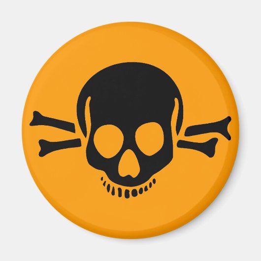 Schädelkreuz Magnet (Vorne)