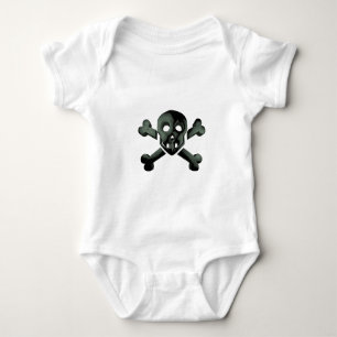 Schädelkreuze Baby Strampler