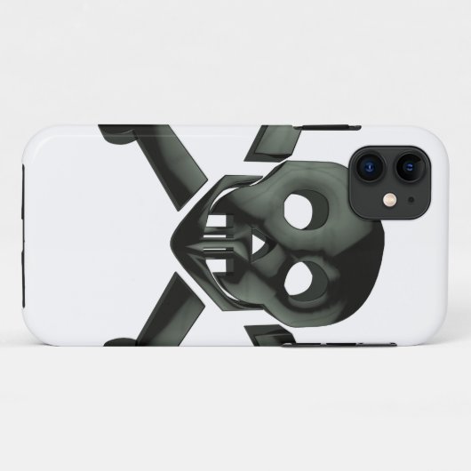 Schädelkreuze Case-Mate iPhone Hülle (Rückseite (Horizontal))