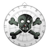 Schädelkreuze Dartscheibe (vorne)