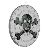 Schädelkreuze Dartscheibe (Vorderseite Links)