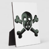 Schädelkreuze Fotoplatte (Seite)