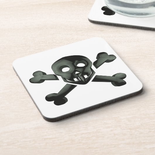 Schädelkreuze Untersetzer (Linke Seite)