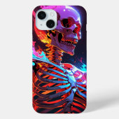 Schädelkunst Case-Mate iPhone Hülle (Rückseite)