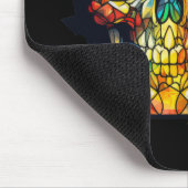 Schädellebensdauer festgehaltenes Glaszeichen Mousepad (Ecke)