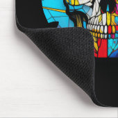 Schädellebensdauer festgehaltenes Glaszeichen Mousepad (Ecke)