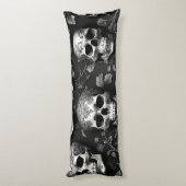 Schädelleder und mysteriös seitenschläferkissen (Rückseite (Vertikal))