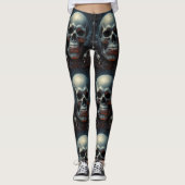 Schädellegings, fett, Badass Leggings (Vorderseite)