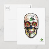 Schädelmexikan Postkarte (Vorne/Hinten)