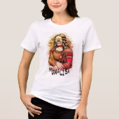 Schädelmonalistin Tri-Blend Shirt (Vorderseite)