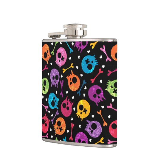 Schädelmuster 2 flachmann (Links)