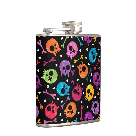 Schädelmuster 2 flachmann (Rechts)