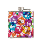 Schädelmuster 2 flachmann (Rückseite)