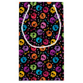 Schädelmuster 2 kleine geschenktüte (Rückseite)