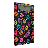 Schädelmuster 2 mini klemmbrett (Schrägansicht)