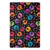 Schädelmuster 2 mini klemmbrett (Rückseite)