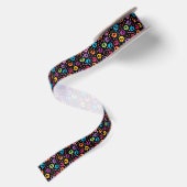 Schädelmuster 2 satinband (Rückseite)