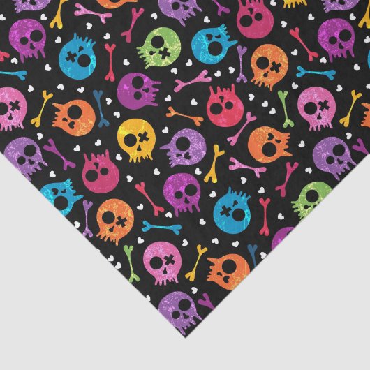 Schädelmuster 2 seidenpapier (Ausschnitt)