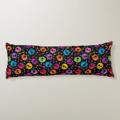 Schädelmuster 2 seitenschläferkissen (Rückseite)