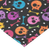 Schädelmuster 2 tischdecke (Schrägansicht)
