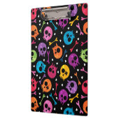 Schädelmuster 3 klemmbrett (Links)