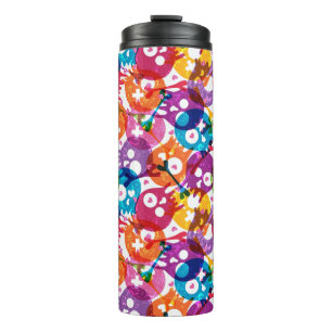 Schädelmuster 3 thermosbecher