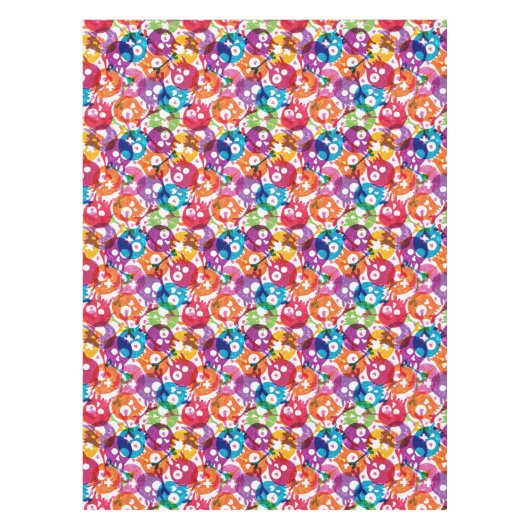 Schädelmuster 3 tischdecke (Vorderseite)