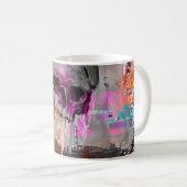 Schädelmuster. bunt wirkende Effekte Schiffskörper Kaffeetasse (VorderseiteRechts)