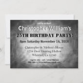 Schädelmuster Einladung (Rückseite)