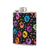 Schädelmuster Flachmann (Links)