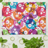 Schädelmuster Küchentuch (Gefaltet)