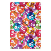 Schädelmuster Mini Klemmbrett (Rückseite)