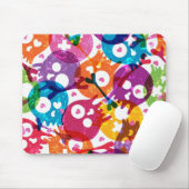 Schädelmuster Mousepad (Mit Mouse)