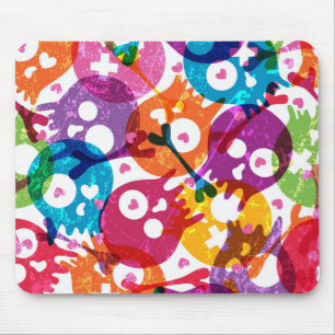 Schädelmuster Mousepad