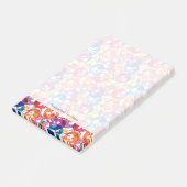 Schädelmuster Post-it Klebezettel (angewinkelt)