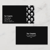 Schädelmuster Visitenkarte (Vorne/Hinten)