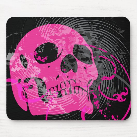 Schädeln. Verdrehte Pfeile. Mousepad (Vorne)