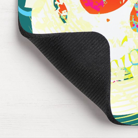 Schädeln. Verdrehte Pfeile. Mousepad (Ecke)