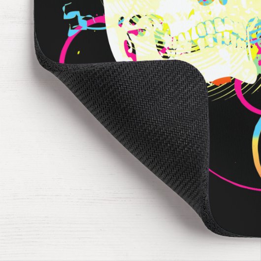 Schädeln. Verdrehte Pfeile. Mousepad (Ecke)