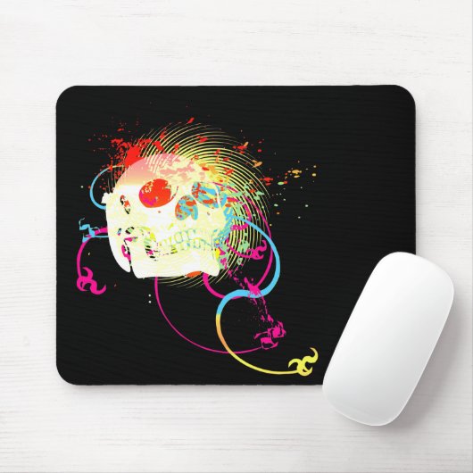 Schädeln. Verdrehte Pfeile. Mousepad (Mit Mouse)
